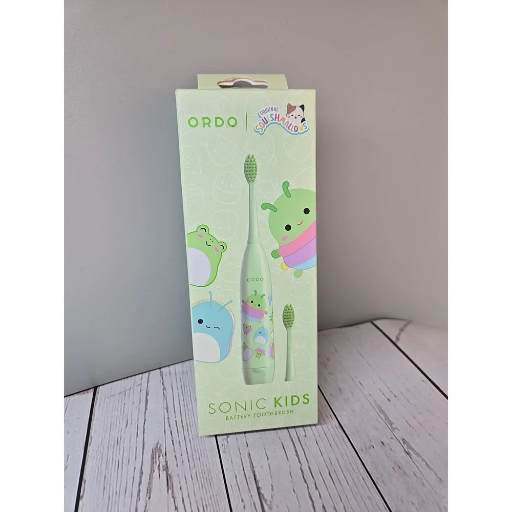 ORDO Sonic Kids Battery Green Toothbrush Original Squishmallows Jazwares NEW